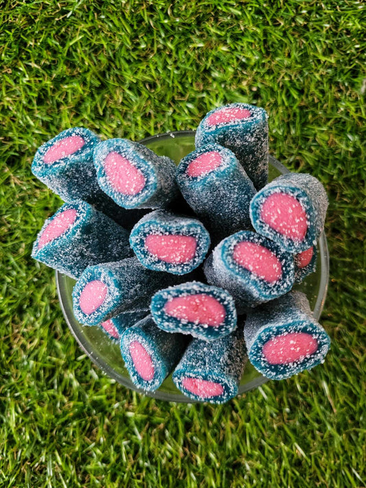 Sour Blue Raspberry Tubes