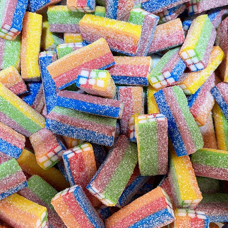 Sour Rainbow Bricks 250g