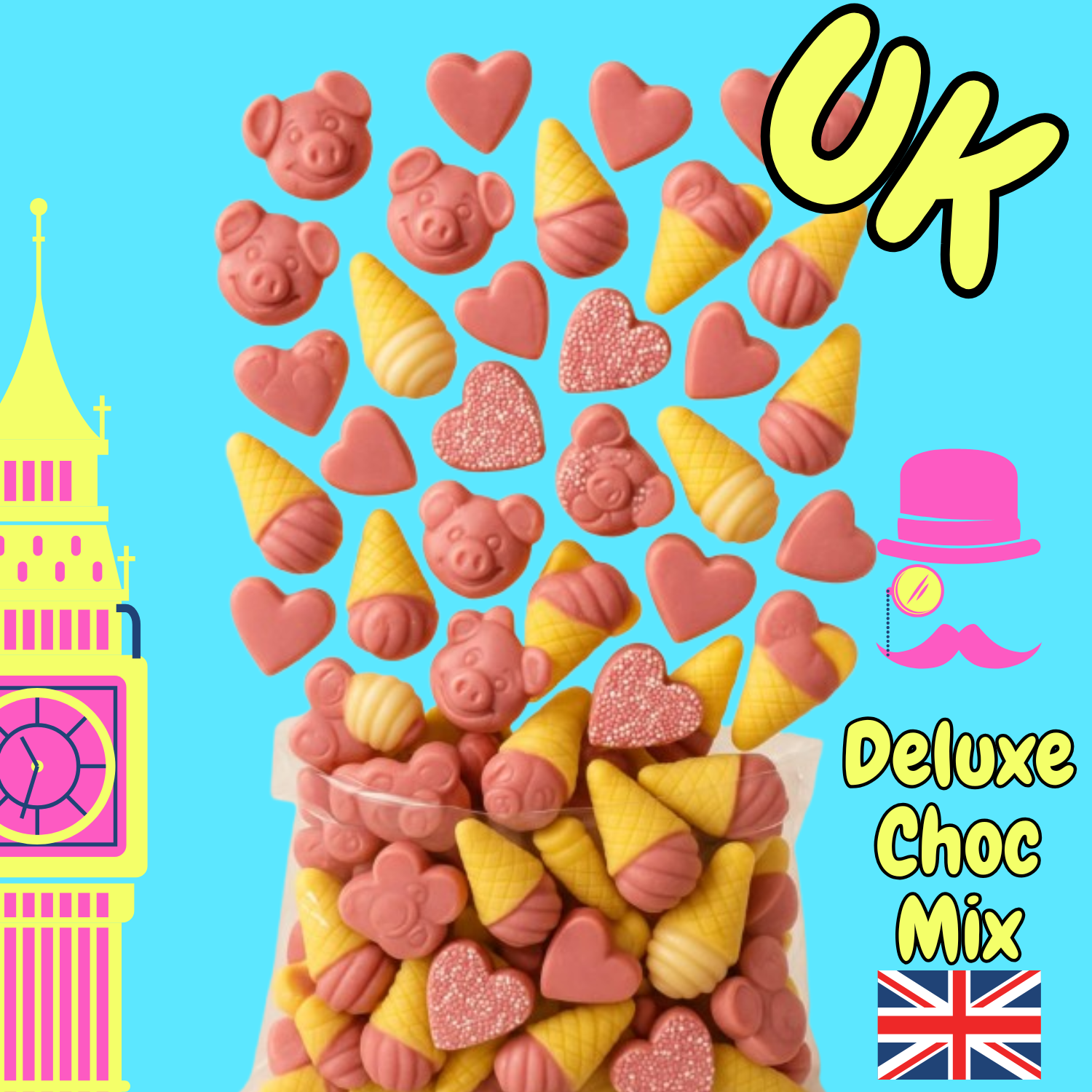 UK Deluxe  Choc Mix 500g