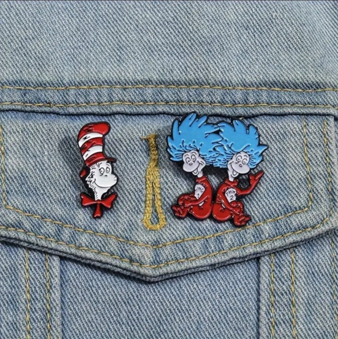 Cat In The Hat & Thing Pins