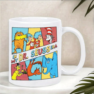 Cat In The Hat Mug White (1pc)