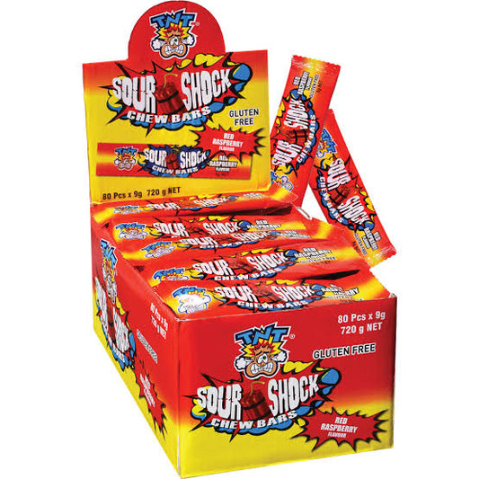 TNT Shock Red Raspberry Chew