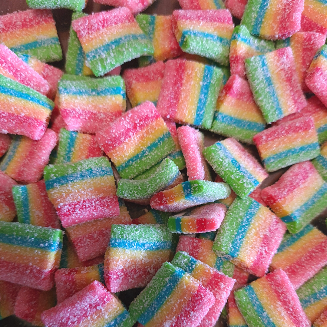 Sour Rainbow Squares