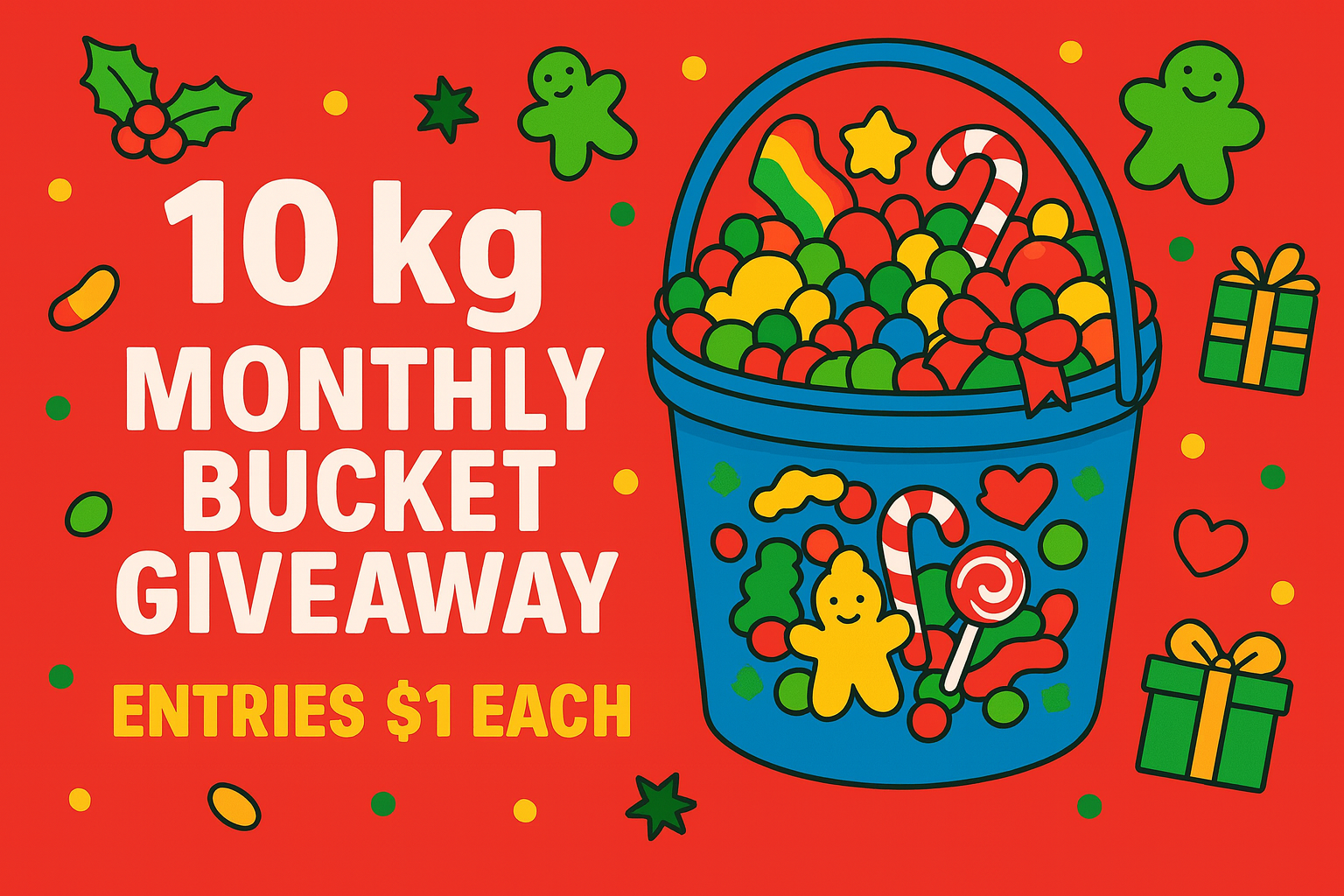 10kg Bucket Giveaway