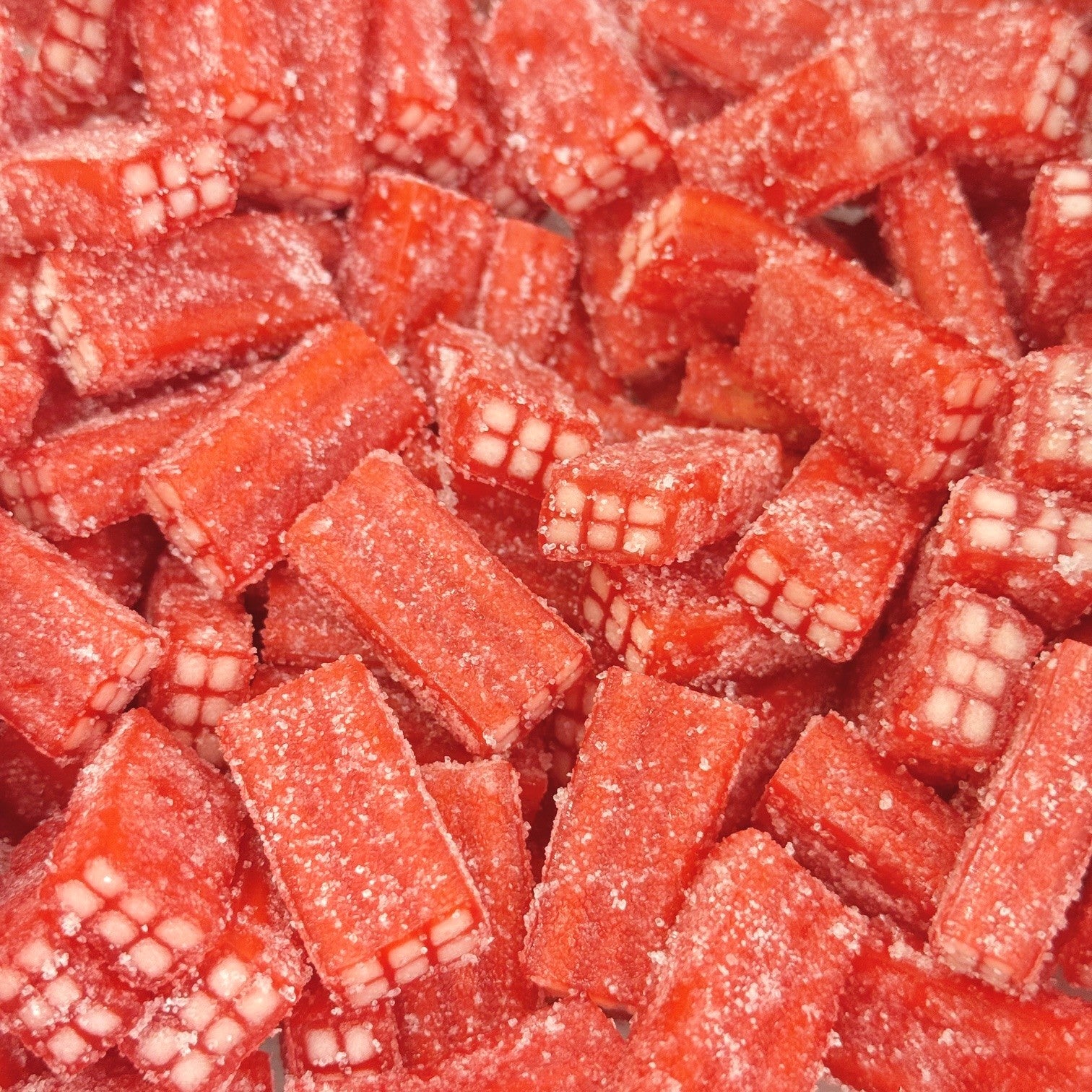 Sour Strawberry Bricks