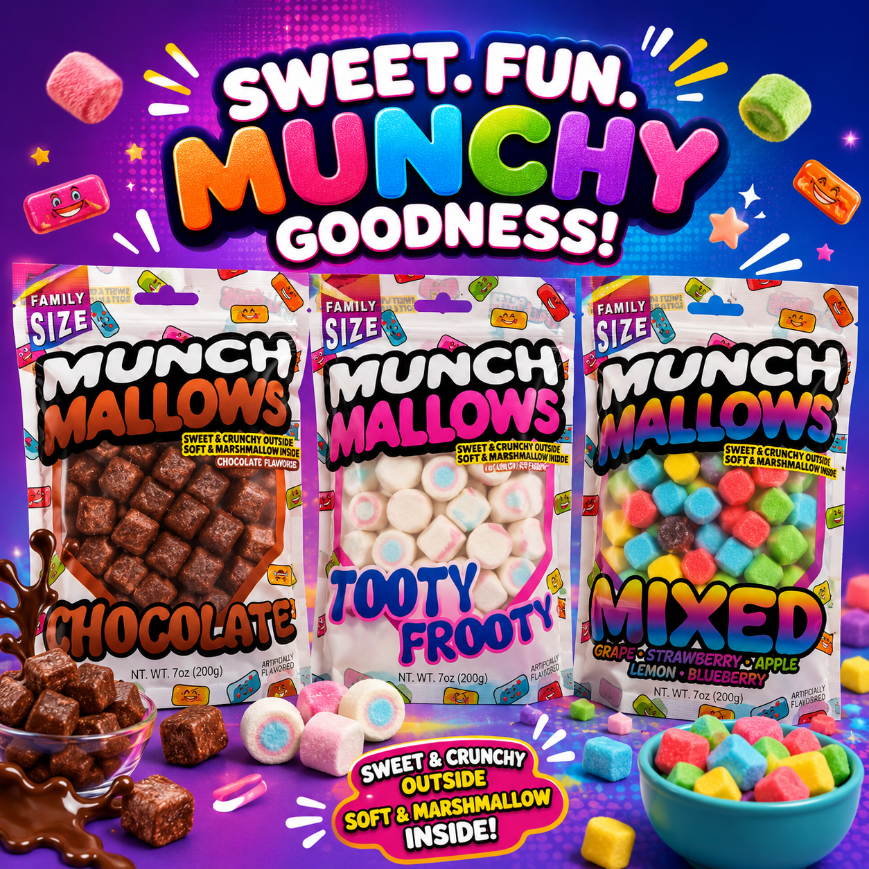 Munch Mallows (200g) GF